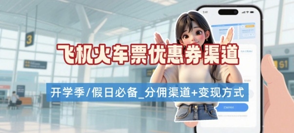 学生党开学季机票火车票优惠券申请渠道及相关项目打法详解