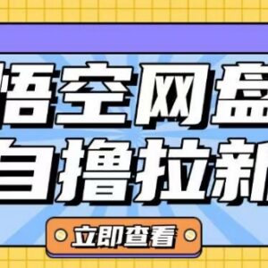 2025悟空网盘云真机自撸拉新项目玩法 单机收益10至20元可放大-雨叶虚拟资源网