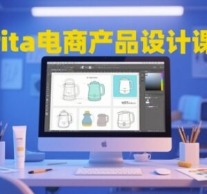 Krita电商产品设计全链路课程 从软件使用到创意落地实操教学-雨叶虚拟资源网