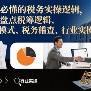 企业老板必学税务实操全攻略 含税筹稽查行业实操核心内容-雨叶虚拟资源网