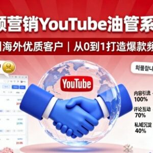 YouTube油管海外视频营销系列课程 助力外贸企业获取海外优质客户-雨叶虚拟资源网