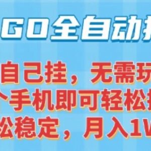 CSGO全自动捡漏赚差价项目解析 手机可操作新手易上手-雨叶虚拟资源网