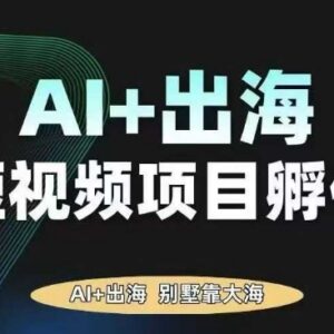 TikTok+AI出海短视频项目孵化 零基础从0到1实现跨境带货变现-雨叶虚拟资源网