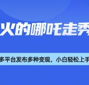 用DeepSeek制作高流量哪吒2人物走秀视频 多平台发布变现方法详解-雨叶虚拟资源网