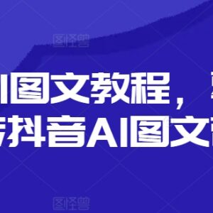 零基础抖音AI图文带货教程 含运营选品投流全流程实操内容-雨叶虚拟资源网