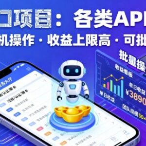 2025AI风口APP拉新项目 手机可操作低门槛收益高可批量复制-雨叶虚拟资源网