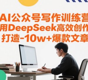 AI公众号写作训练营教程:用DeepSeek高效创作打造10w+爆款文章-雨叶虚拟资源网