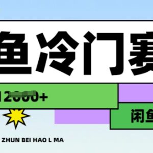 闲鱼冷门跑步赚钱项目全流程实操教程 有人单月收益达1.2万-雨叶虚拟资源网