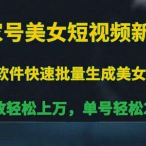 百家号AI二次元美女短视频新赛道 播放过万单号日入200+实操指南-雨叶虚拟资源网