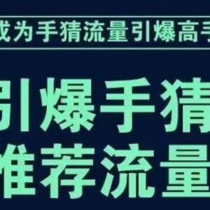 手淘首页流量引爆步骤拆解 淘宝推荐流量获取实操课程-雨叶虚拟资源网