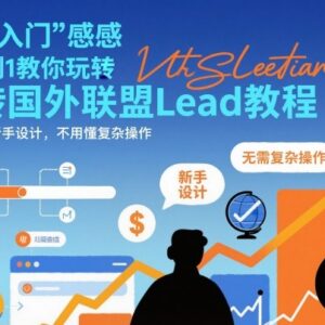 国外联盟Lead赚美刀新手教程 从0到1全流程实操指南-雨叶虚拟资源网