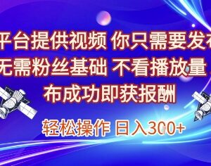 无需粉丝基础不看播放量 种草视频代发赚佣金项目详解-雨叶虚拟资源网