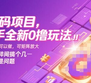 快手首码0撸赚钱玩法详解 无需养机可矩阵操作门槛低易上手-雨叶虚拟资源网