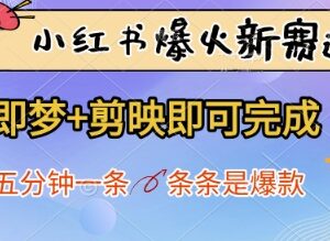 小红书爆火治愈系视频制作教程 即梦加剪映5分钟可产出爆款内容-雨叶虚拟资源网