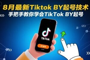 2024年8月最新TikTok搬运起号技术 零基础实操教学指南-雨叶虚拟资源网