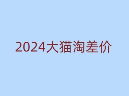 2024版大猫淘差价课程 新手无货源电商开店运营全流程教程