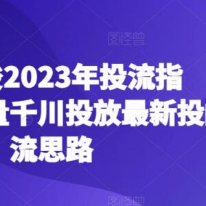 2023年巨量千川最新投流实操指南 新户起量到全域运营全思路-雨叶虚拟资源网