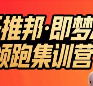 任推邦即梦AI领跑集训营 低粉号冷启动单条视频变现实操教程-雨叶虚拟资源网