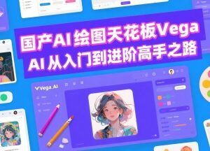 国产AI绘图工具Vega AI 从入门到进阶系统学习教程指南-雨叶虚拟资源网