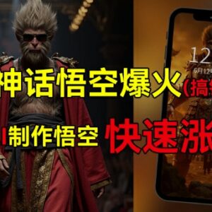 《黑神话：悟空》热点变现玩法拆解 普通人可借AI零门槛蹭流赚钱-雨叶虚拟资源网