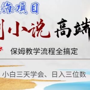 短剧高端运营玩法保姆级实操教程 小白入门可实现日入三位数-雨叶虚拟资源网