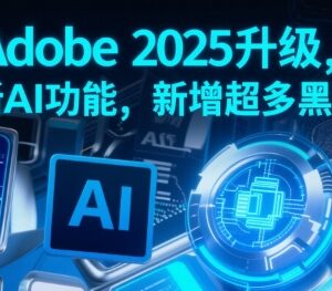 Adobe2025升级新增AI黑科技 配套PS/PR/Firefly操作教学资源-雨叶虚拟资源网
