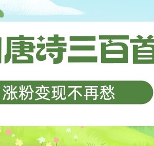 AI制作唐诗动画视频项目 适合宝妈的低门槛涨粉变现副业教程-雨叶虚拟资源网