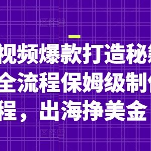 AI辅助油管名人解说长视频爆款打造 出海赚美金实操全流程-雨叶虚拟资源网