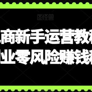 闲鱼电商新手运营全教程 零基础副业开店实操技巧汇总-雨叶虚拟资源网