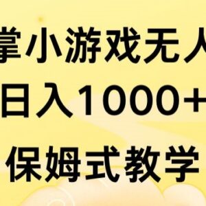 抖音扇巴掌无人直播小游戏实操教程 零露脸落地玩法全拆解-雨叶虚拟资源网