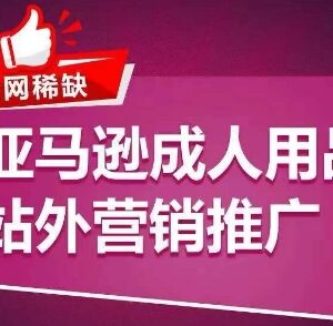 亚马逊成人用品站外营销推广 引流技巧与爆单实操全指南-雨叶虚拟资源网