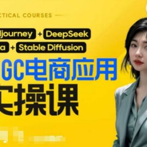 从0到1学AI做电商实操课 含DeepSeek加更保姆级教学内容-雨叶虚拟资源网