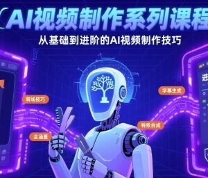 AI视频制作从基础到进阶系列课程 全场景实用技巧全覆盖-雨叶虚拟资源网