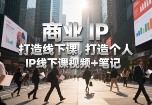 2025商业IP打造线下课学习资料 含配套视频课件及实操笔记-雨叶虚拟资源网