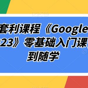 2023版Google Cash谷歌套利零基础入门课 随到随学正规可落地-雨叶虚拟资源网