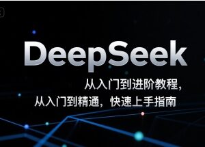 DeepSeek从入门到精通系统教程 含提示词用法及变现玩法实操指南-雨叶虚拟资源网