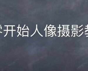 零基础情感人像摄影综合训练 全流程从入门到进阶系统教学-雨叶虚拟资源网