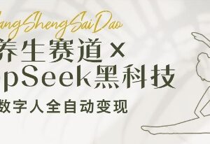 养生赛道结合DeepSeek与AI数字人 小白可上手的全自动变现实操攻略-雨叶虚拟资源网