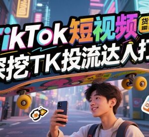 TikTok短视频带货系统教程 覆盖投流达人打法及全链路运营-雨叶虚拟资源网