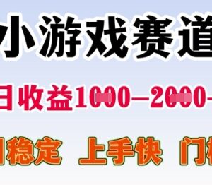 2025年暑期高收益小游戏赛道项目 低门槛上手快收益稳定-雨叶虚拟资源网
