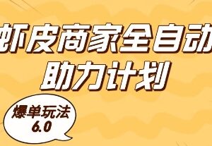 虾皮商家全自动助力计划6.0爆单玩法 单机操作赚收益实操揭秘-雨叶虚拟资源网