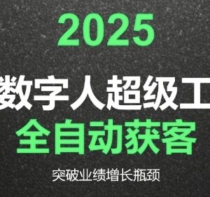2025AI数字人自动获客教程 重塑获客流程突破业绩增长瓶颈-雨叶虚拟资源网