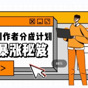 视频号高收益涨粉实用技巧 创作者分成计划实操玩法解析-雨叶虚拟资源网