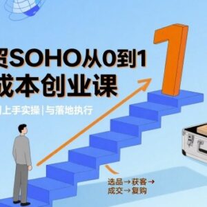 外贸SOHO从0到1低成本创业实操课 全流程可落地执行教程-雨叶虚拟资源网