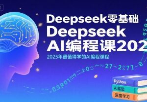 2025版Deepseek零基础AI编程课 零基础入门AI编程学习资源-雨叶虚拟资源网