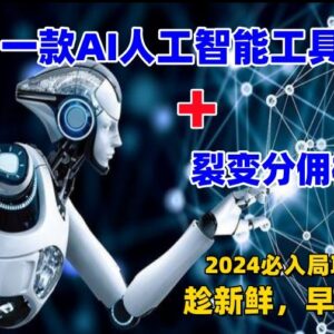 2024AI工具搭配裂变分佣落地项目解析 低门槛上手实操指南-雨叶虚拟资源网