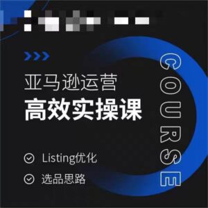 亚马逊运营高效实操课：Listing优化技巧与选品思路全讲解-雨叶虚拟资源网