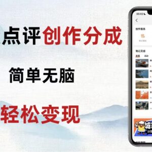 大众点评零成本赚钱新玩法 新手易操作单日可创收300元以上-雨叶虚拟资源网