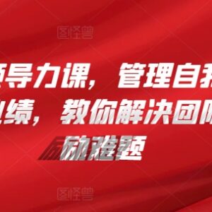 管理者领导力系统提升课程 掌握自我团队业绩管理 解决沟通激励难题-雨叶虚拟资源网
