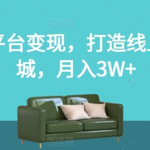 小红书闲鱼双平台变现攻略 打造线上家具城月入3万实操指南-雨叶虚拟资源网